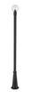 Laurent One Light Outdoor Post Mounted Fixture (599PHM-519P-BK)