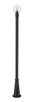 Laurent One Light Outdoor Post Mounted Fixture (599PHM-519P-BK)