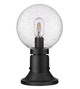 Laurent One Light Outdoor Pier Mounted Fixture (599PHM-553PM-BK)