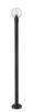 Laurent One Light Outdoor Post Mounted Fixture (599PHM-567P-BK)