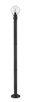 Laurent One Light Outdoor Post Mounted Fixture (599PHM-567P-BK)