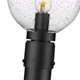 Laurent One Light Outdoor Post Mounted Fixture (599PHM-567P-BK)