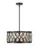 Z-Lite - 6010-20MB - Five Light Chandelier - Dealey - Matte Black