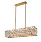 Dealey Seven Light Linear Chandelier (6010-42HB)
