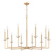 Gaultier Ten Light Chandelier (6100-10MGLD)