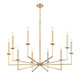 Gaultier Ten Light Chandelier (6100-10MGLD)
