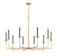 Gaultier Ten Light Chandelier (6100-10MGLD)