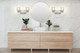 Jacqueline Two Light Vanity (6101-2V-BN)