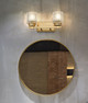 Jacqueline Two Light Vanity (6101-2V-MGLD)