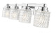 Jacqueline Four Light Vanity (6101-4V-CH)