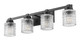Jacqueline Four Light Vanity (6101-4V-MB)
