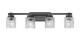 Jacqueline Four Light Vanity (6101-4V-MB)