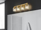Jacqueline Four Light Vanity (6101-4V-MGLD)