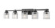 Z-Lite - 6101-5V-MB - Five Light Vanity - Jacqueline - Matte Black