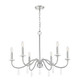 Toussant Six Light Chandelier (6103-32BN)