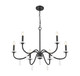 Toussant Six Light Chandelier (6103-32MB)