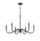 Toussant Six Light Chandelier (6103-32MB)