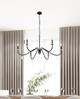 Toussant Six Light Chandelier (6103-45MB)