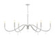 Z-Lite - 6103-63BN - Six Light Chandelier - Toussant - Brushed Nickel