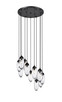 Z-Lite - 651P-11R-MB - 11 Light Chandelier - Arden - Matte Black