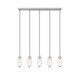 Z-Lite - 651P-5L-BN - Five Light Linear Chandelier - Arden - Brushed Nickel