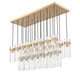 Fontaine 23 Light Linear Chandelier (7002P5-23L-RB)