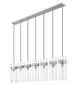 Fontaine Seven Light Linear Chandelier (7002P5-7L-BN)