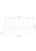 Fontaine Seven Light Linear Chandelier (7002P5-7L-BN)