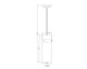 Fontaine One Light Pendant (7002P5-BN)