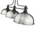 Melange Three Light Billiard (725-3MB-D12BN)