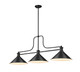 Z-Lite - 725-3MB-MB15 - Three Light Billiard - Melange - Matte Black