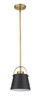 Z-Studio One Light Pendant (726MP-MB+HBR)
