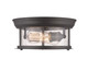 Sonna Two Light Flush Mount (727F10-BRZ)