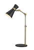 Z-Lite - 728TL-MB-HBR - One Light Table Lamp - Soriano - Matte Black + Heritage Brass
