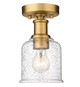 Z-Lite - 734F1-HBR - One Light Flush Mount - Bryant - Heritage Brass