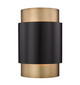 Z-Lite - 739S-BRZ-RB - Two Light Wall Sconce - Harlech - Bronze + Rubbed Brass