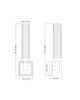 Beau One Light Wall Sconce (740-1S-BN)