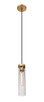 Beau One Light Pendant (740P-RB)