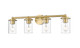 Z-Lite - 742-4V-LG - Four Light Vanity - Thayer - Luxe Gold