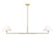 Z-Lite - 744-62L-LG - Two Light Chandelier - Leila - Luxe Gold