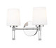 Z-Lite - 7700-2V-CH - Two Light Vanity - Henri - Chrome