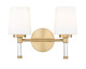 Henri Two Light Vanity (7700-2V-MGLD)