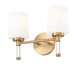 Henri Two Light Vanity (7700-2V-MGLD)
