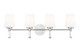 Henri Four Light Vanity (7700-4V-BN)