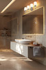 Henri Four Light Vanity (7700-4V-BN)