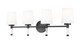 Z-Lite - 7700-4V-MB - Four Light Vanity - Henri - Matte Black