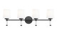 Henri Four Light Vanity (7700-4V-MB)