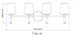 Henri Four Light Vanity (7700-4V-MGLD)