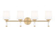 Henri Four Light Vanity (7700-4V-MGLD)
