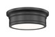 Z-Lite - 7702F12-MB-LED - LED Flush Mount - Bentley - Matte Black